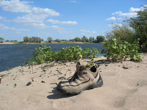 Strand an der Elbe